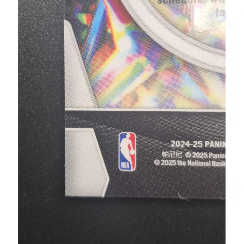 2024 Panini‎ Prizm Black Anthony Edwards #7  Kaleidoscopic Silver Prizm